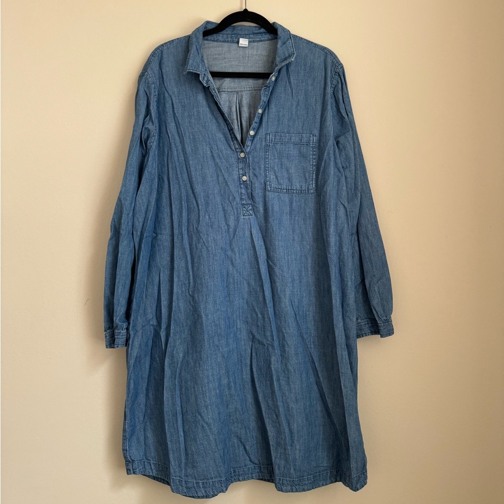 Denim Chambray Dress
